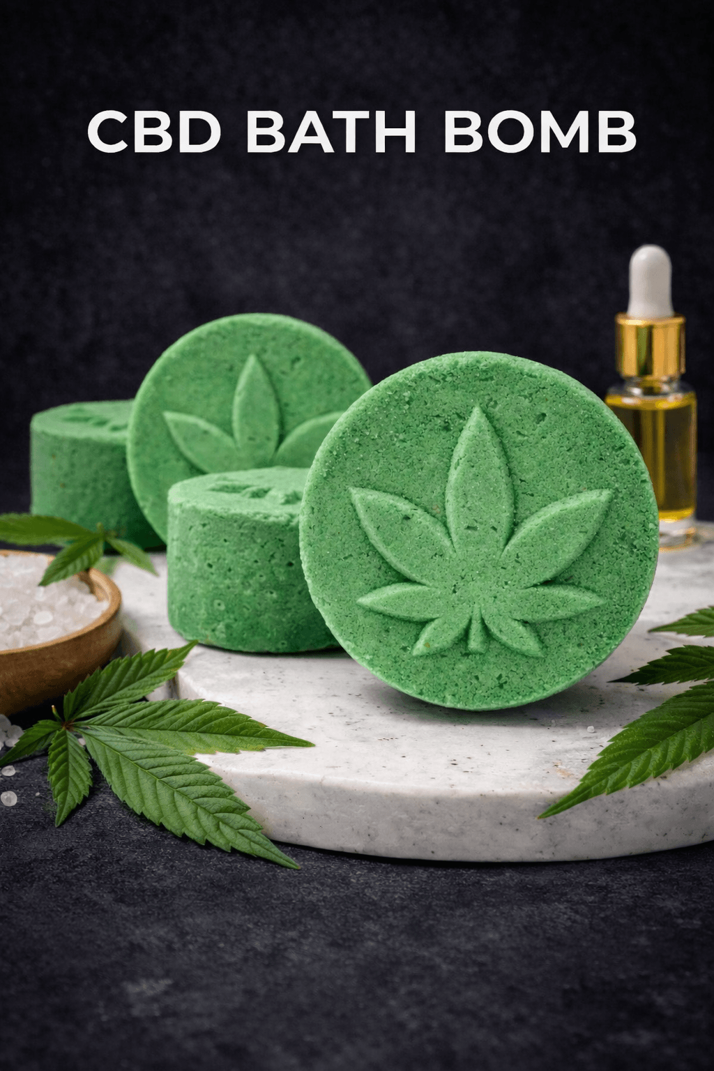 100mg CBD Bath Bomb Eucalyptus