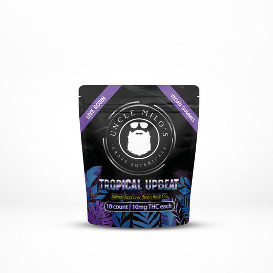 Uncle Milo's 10mg Live Rosin Gummy Tropical Upbeat