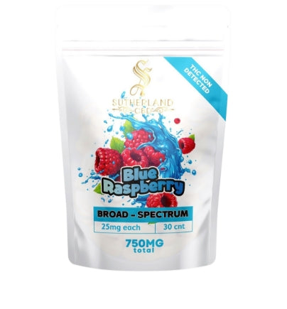 Broad Spectrum 25mg Blue Raspberry