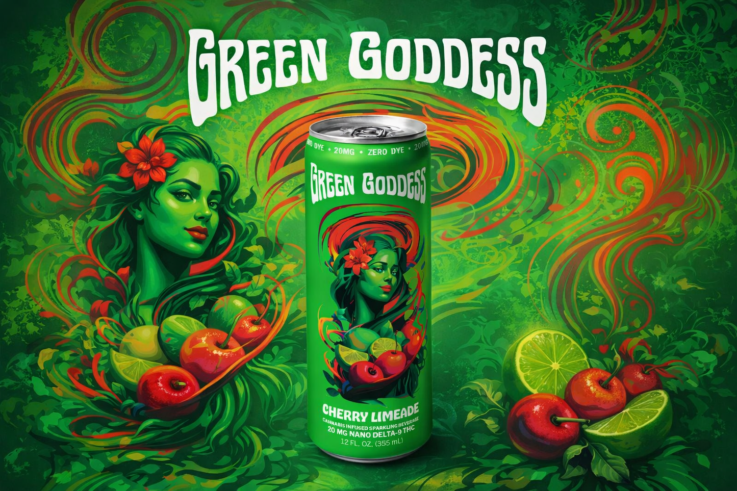 Delta-9 THC Green Goddess 20mg Cherry Limeade – Uncle Milo's LLC Delta-9 THC Green Goddess 20mg Cherry Limeade – Uncle Milo's LLC