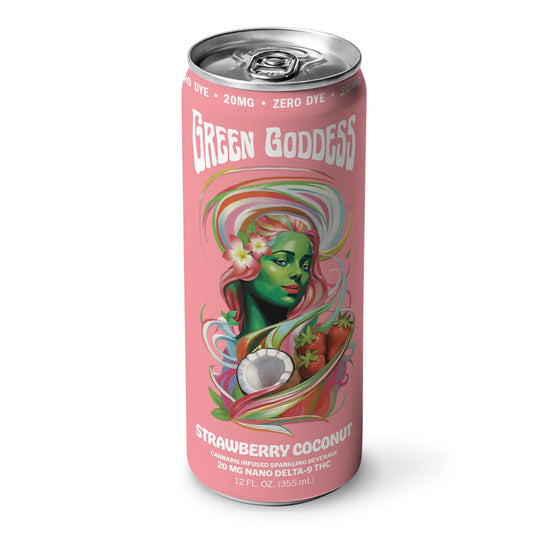 Delta-9 THC Green Goddess 20mg Strawberry Coconut